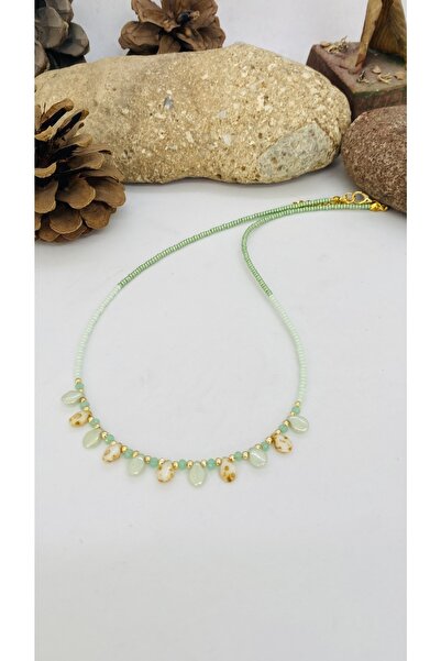 Porsuk Alternatif قلادة سيراميك بوهيمية هيبي أصلية مصنوعة يدويًا