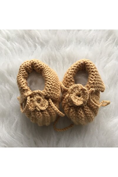 Merve ÖZTÜRK Organik El Örgüsü Bebek Patik