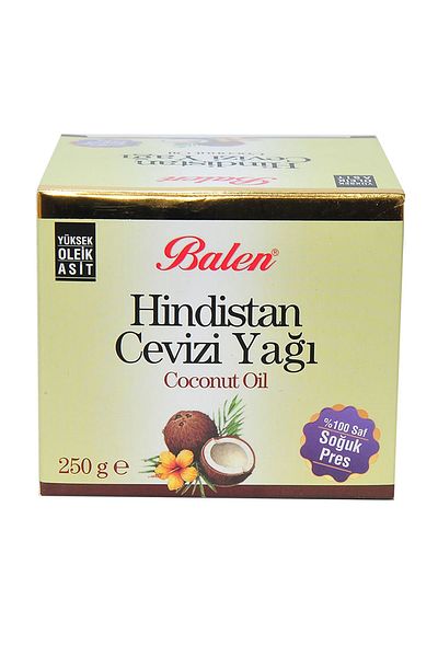 Balen Coconut Oil Cold Press 250 Gr Glass Bottle