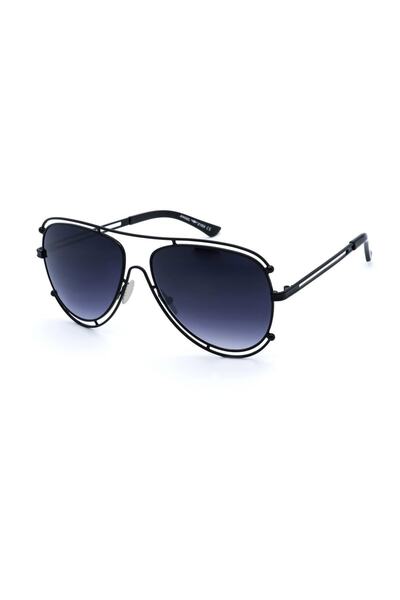 Angel Eyes Women's Sunglasses Drop Design Black Frame Black Glass