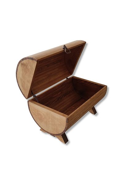 Flixora Multi-Purpose Wooden (with Lid) Home / Kitchen Storage Box / Chest Painted
