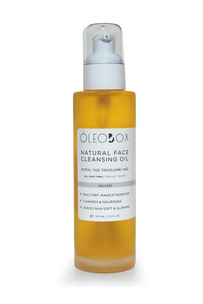 Oleobox Skin Nourishing, Eye-Free Purifying Natural Facial Cleansing Oil, Rosehip Jojoba & Chamomile - 100 Ml