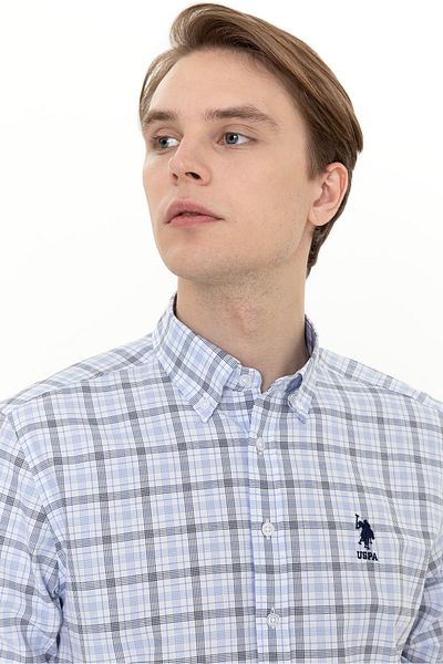 U.S. Polo Assn. Ανδρικό πουκάμισο - Navy Blue