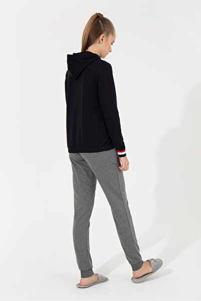 U.S. Polo Assn. Gri Kadın Pijama Takımı