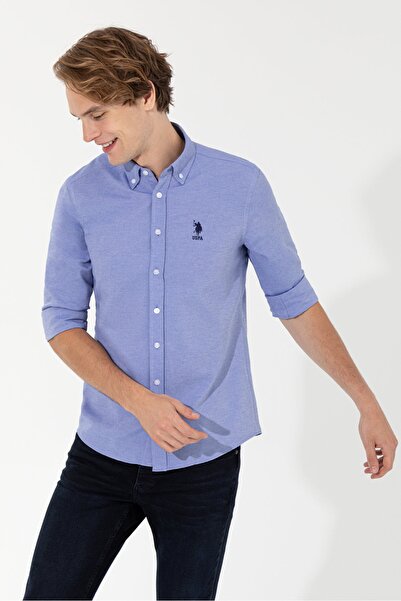U.S. Polo Assn. Mavi Erkek Gömlek