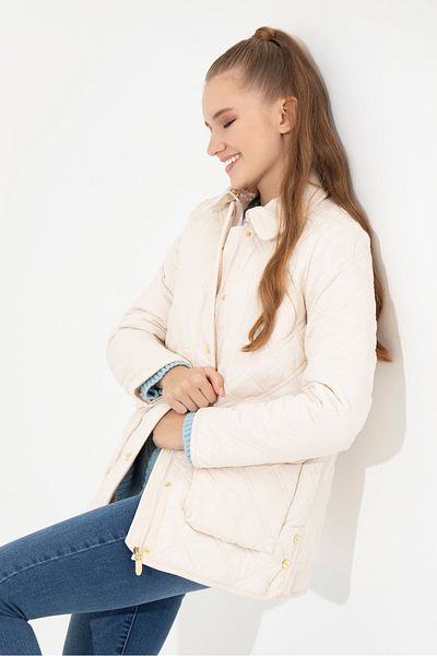 U.S. Polo Assn. Palton de damă bej Edra22k