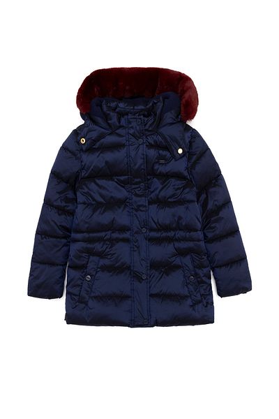 U.S. Polo Assn. Тъмносиньо палто за момиче Lımır22k-shıny