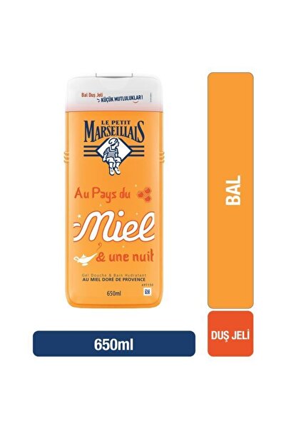Le Petit Marseillais Duş Jeli Bio Bal 650 ml