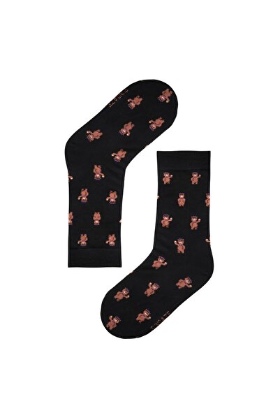 FUNDAZE Ayı Desenli Bambu Çorap