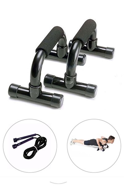 Leyaton Şınav Çekme Aleti + Pvc Atlama Ipi Lyt-1002