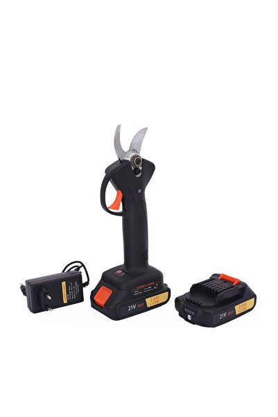 KRAFT HART 21v Çift Akülü Çelik Kesme Şarjlı Dal Budama Makası Elle Kullanılan Budama Aleti
