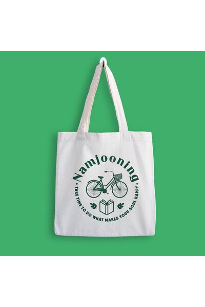 designedfy Bts Namjooning Baskılı Bez Çanta
