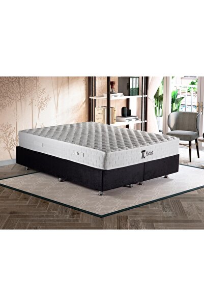 Niron Yatak Pinotte Pi Pocket Çift Kişilik Lüks Full Ortopedik Paket Yaylı Yumuşak Yatak 180x200 Cm