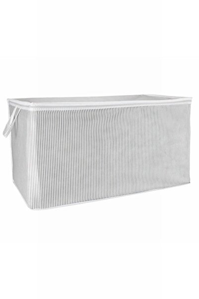 ışıl avm Mini Storage Bag 45x40x30 Γκρι Ριγέ