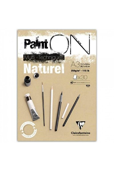 Clairefontaine Paint-on Naturel 250 г Натуральний багатофункціональний блок д...