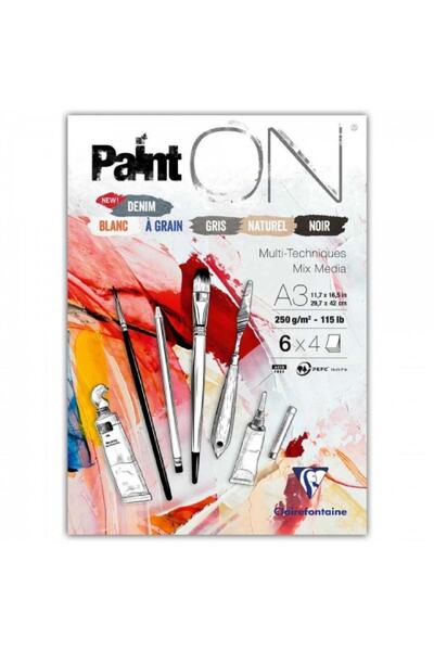 Clairefontaine Фарби різних кольорів 250 г 6 кольорів Багатофункціональний бл...