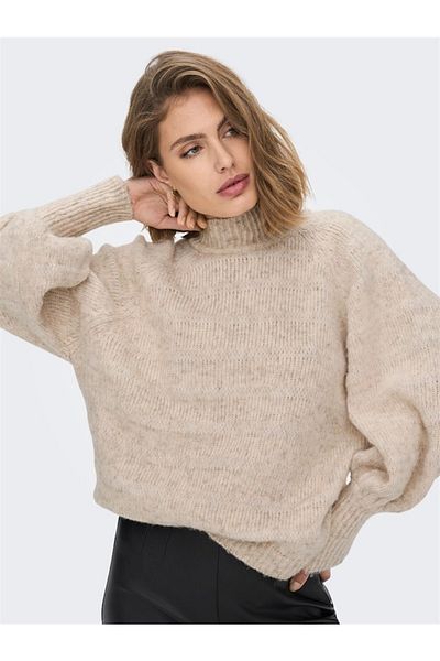 ONLY Onlcelına Life - سترة عالية القاعدة NCAs Knt L/S