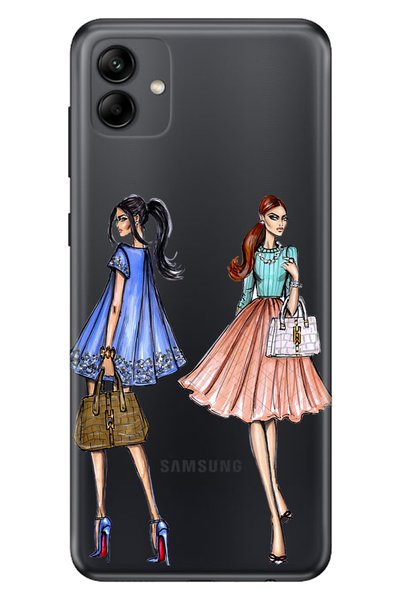 Cekuonline Samsung Galaxy A04 Compatible Case Silicone Moderna Patterned Fash...