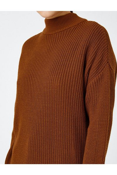 Koton High Collar Oversize Sweater