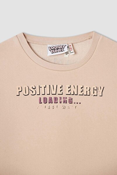 DeFacto Φούτερ για κορίτσια Looney Tunes Crew Neck με μαλακό τρίχωμα