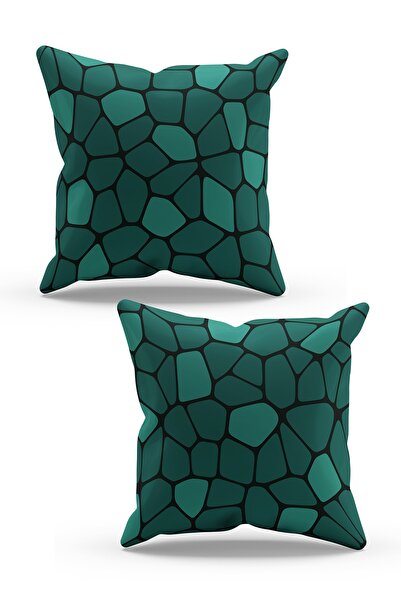 Moud's Dvostrani Štampano Zeleni kamen Sa deznom Kombinacija od 2 dela Antilo...