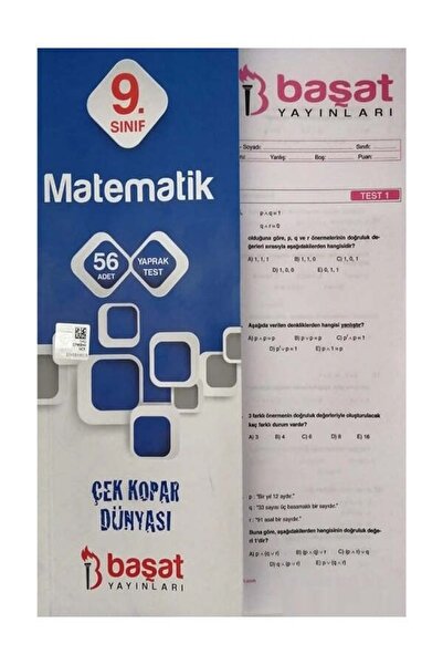 Genel Markalar 9. Sınıf Matematik 56 Yaprak Test