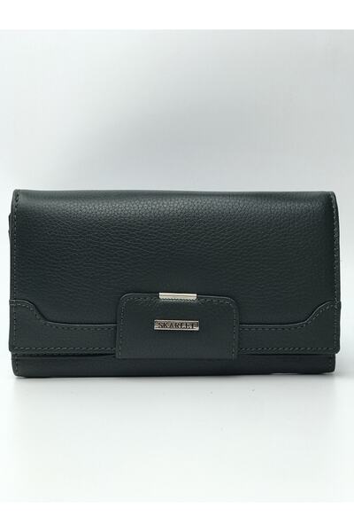 Skarlet محفظة نسائية من الجلد الطبيعي