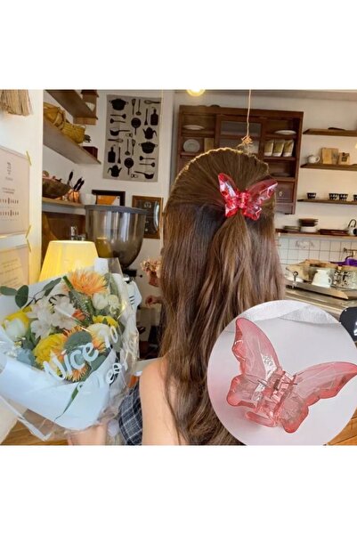 NEW HİLL Cataramă cu zăvor cu fluture colorat transparent