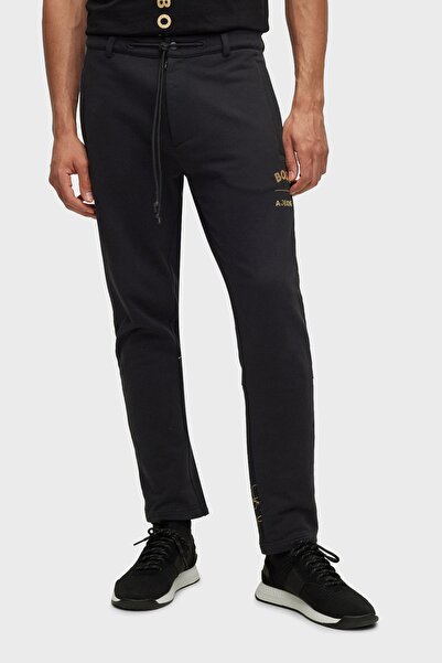 BOSS Rahat Kesim Belden Bağlamalı % 100 Pamuk Pantolon Erkek Pantolon 50476434 001