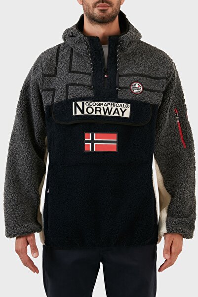 Norway Geographical Ανδρικό Fleece - Μαλακή Υφή, Ψυχρή Ανθεκτική, Κουκούλα Rıakolo