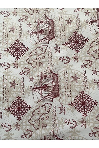 Alla Turca Single Duvet Cover Set Marine Brown - With Flat Sheets