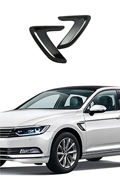 Autowise Universal Oto Çamurluk Venti Sağ Ve Sol Her Araca Uygun Boomerang Şeklinde Çamurluk Süsü