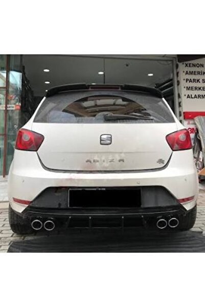 FV-TUNİNG Seat Ibiza Difüzör 6j Difizör Arka Tampon Eki 4 Egzoz Uçlu Uyumlu