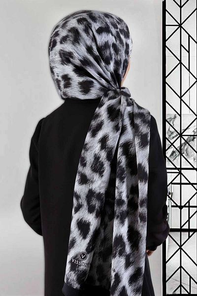Vissona Γυναικεία Luxury Medina Silk Μαύρη Κρέμα