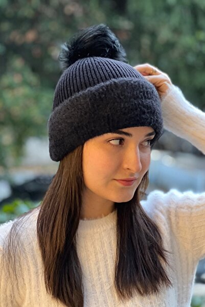 novon Μαλακό βελούδινο πτυσσόμενο γούνινο καπέλο Premium