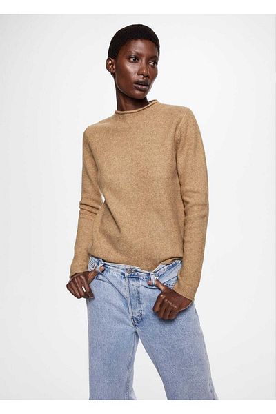 MANGO Woman Pulover cu guler Perkins