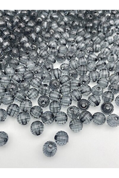 Hedef Bijuteri 12 مللي متر رمادي/مدخن اللون نموذج عالمي خرز أكريليك ، مجوهرات...