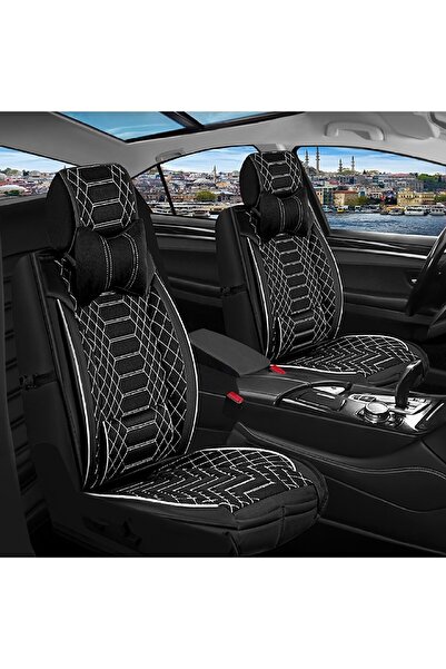 Generic Brand Honda Cr-Z Luxury Leather Car Seat Cover Front/Rear Set Black W...
