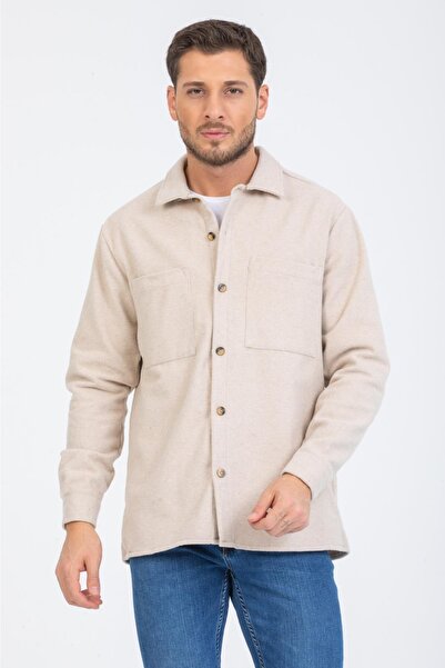 coder Ανδρικό πουκάμισο ξυλοκόπος με διπλή τσέπη με κανονική εφαρμογή