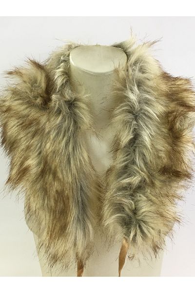 karantuhafiye Fur Collar / Collar Fur Sleeve Set