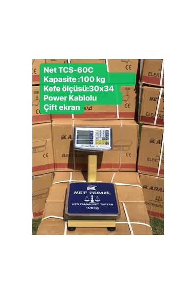 Genel Markalar 100 Kg Elektronik Terazi 10gr Hassasiyet Katlanır Boyunlu Kola...