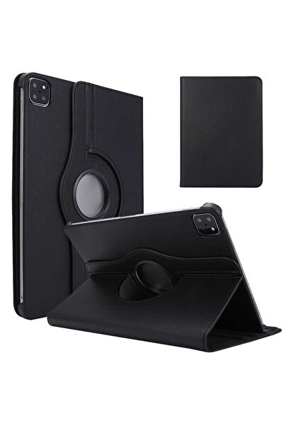 Nezih Case Ipad Pro 12.9 2021 (5.nesil) Uyumlu 360 Derece Dönebilen Kılıf Sta...