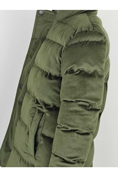 MODA ARPOL 6-15 Yaş Kalın Yandan Cepli Erkek Çocuk Kadife Mont