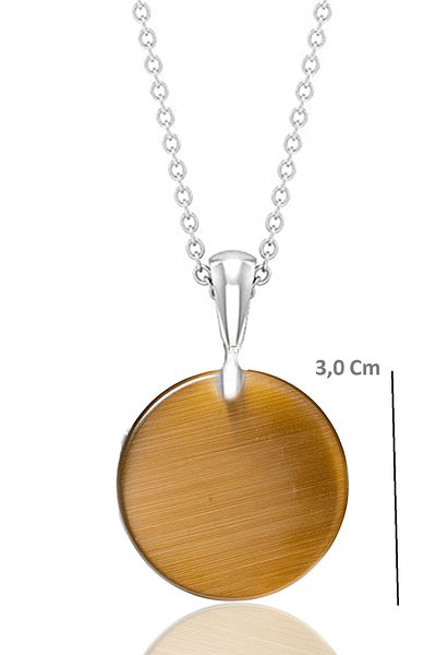 Tesbih Atölyesi Certified Smoky Quartz Stone Necklace - 1st quality