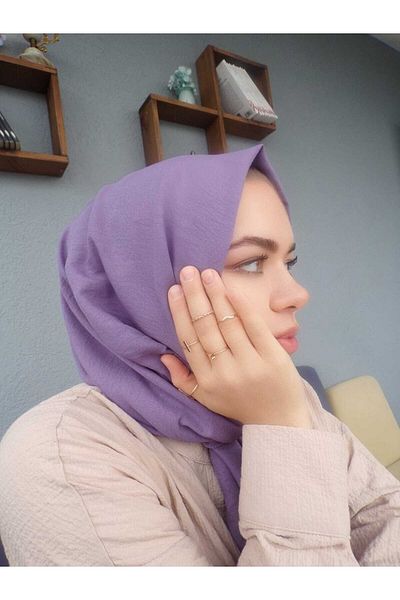 Queenten Cotton Cazz Shawl Violet