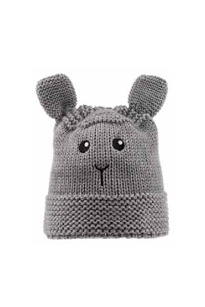 Kitti قبعة صوف داخلية للأطفال الرضع بأذنين من 3 إلى 12 شهرًا