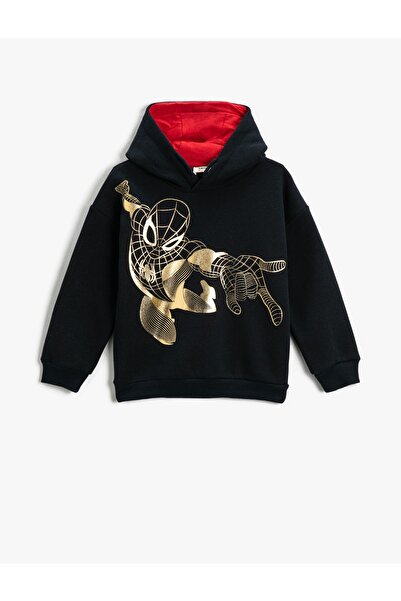 Koton Kapucnis pulóver Spiderman nyomtatott licenccel