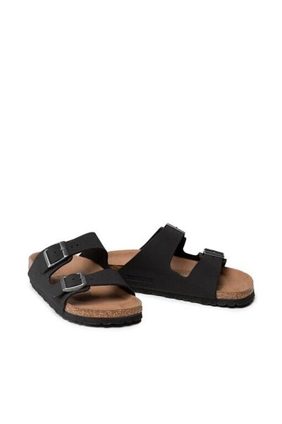 Birkenstock Arizona Bfbc Earthy Vegan Unisex Schwarze Hausschuhe 1019057-20026