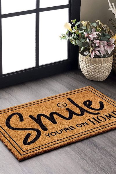 Decovetro Mop Smile Home - Covoraș de ușă cu model