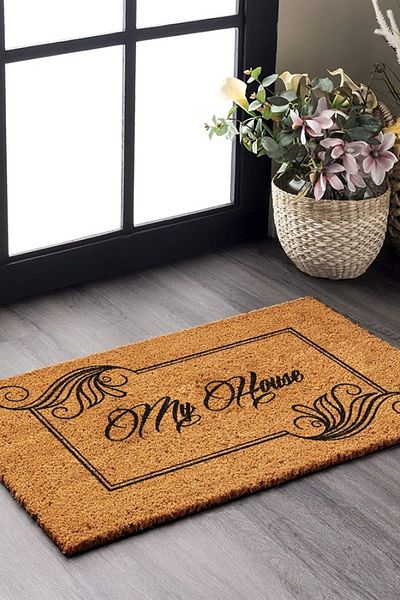 Decovetro My Home Patterned Door Mat - Door Front Design